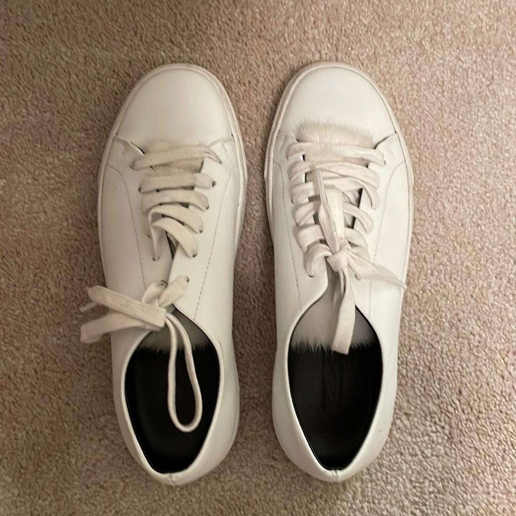 Zcd Montreal White Fur Sneakers